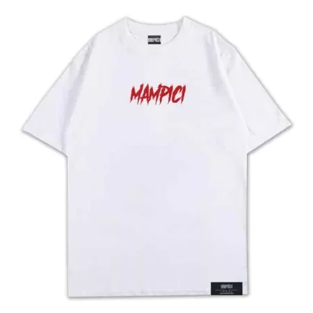 Sharp Tee MAMPICI Front White & Red