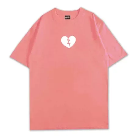 No Love Tee Coral Front MAMPICI