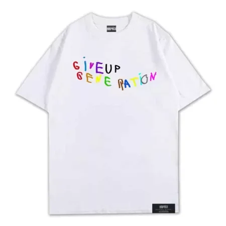 GiveUpGeneration Tee Front White MAMPICI