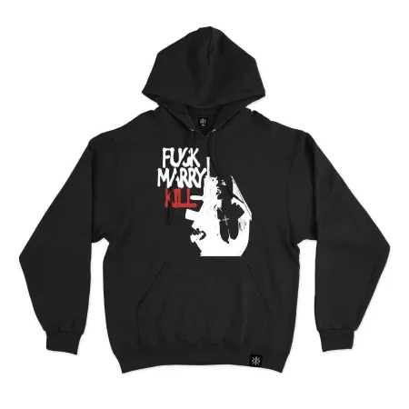 Fuck-marry-kill Hoodie Black Front MAMPICI
