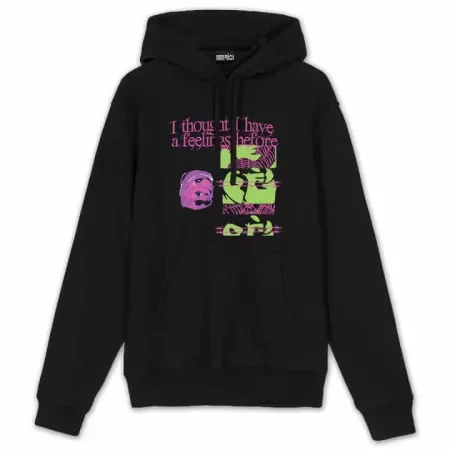 I thought I have a feelings before Hoodie Black Front MAMPICI
