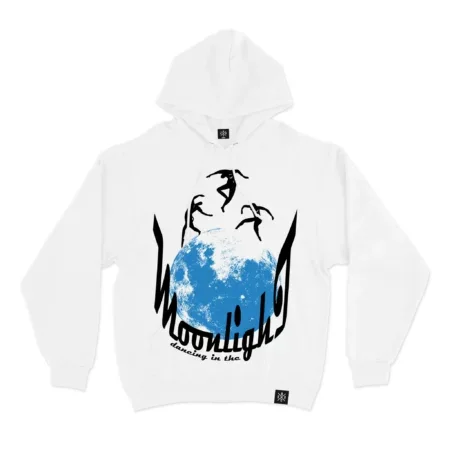 Moonlight Hoodie White Front MAMPICI