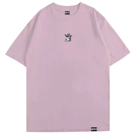 WAVE98 Tee Pink Front MAMPICI