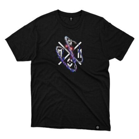 Chains Tee Black Front MAMPICI