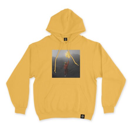 Astro Hoodie Front Yellow MAMPICI